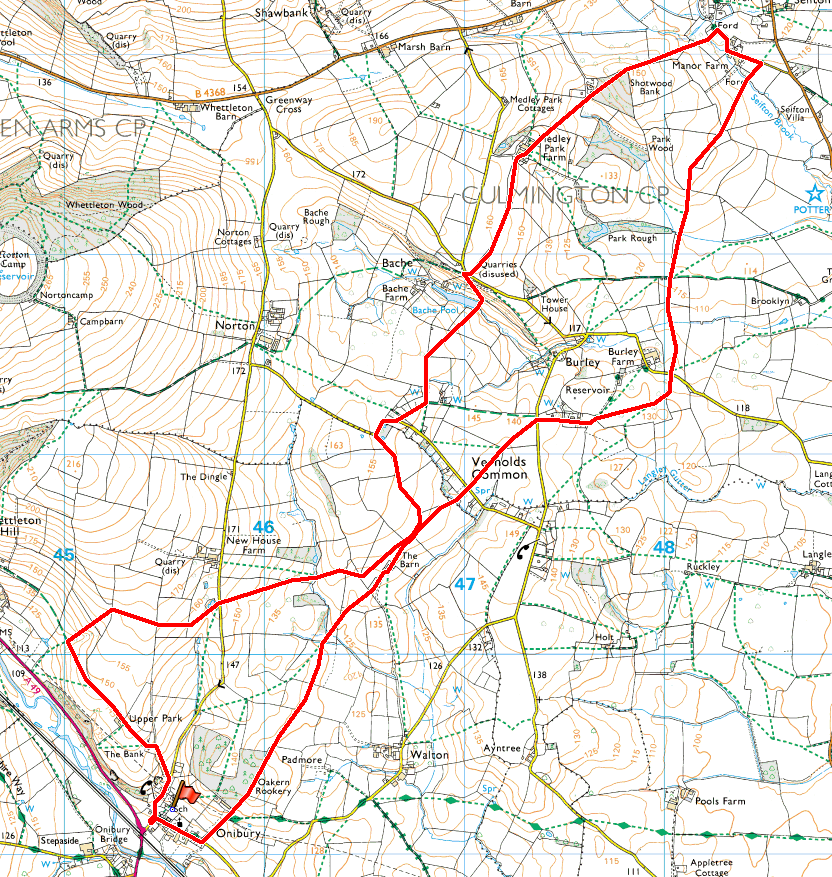 Map of route